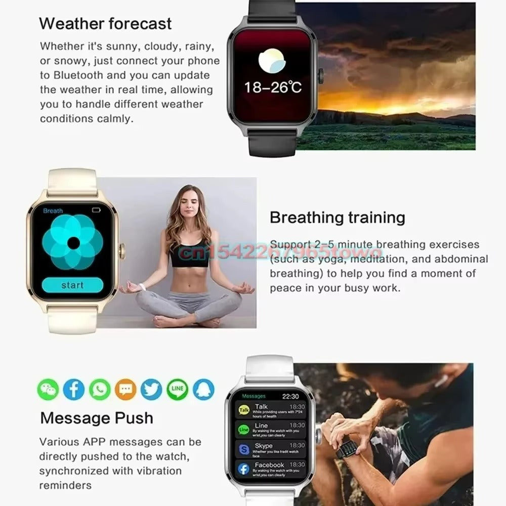 Reloj inteligente para Android IOS, pantalla HD de 1,83